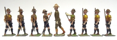 Britains set 161, Boy Scouts - 9