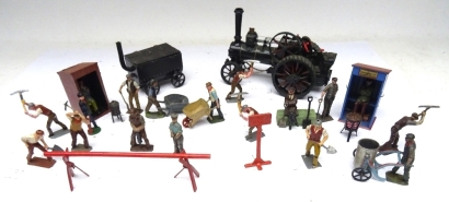 Road Menders by Britains, Hill and Charbens etc.