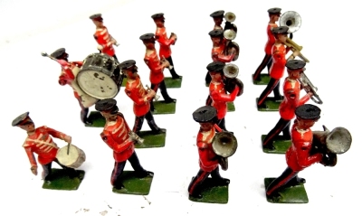 Britains Salvation Army silver Band, red coats - 3