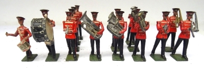 Britains Salvation Army silver Band, red coats - 4