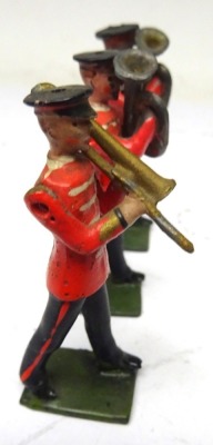 Britains Salvation Army silver Band, red coats - 5