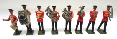Britains Salvation Army silver Band, red coats - 6