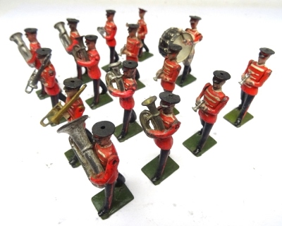 Britains Salvation Army silver Band, red coats - 10