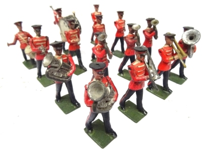 Britains Salvation Army silver Band, red coats