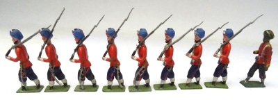 Noris or other German maker 56mm size British Indian Infantry - 6