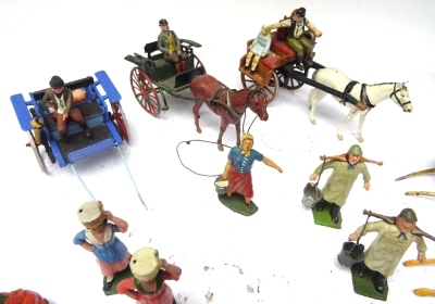 Britains and other Milk Carts - 3