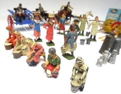 Britains and other Milk Carts - 4