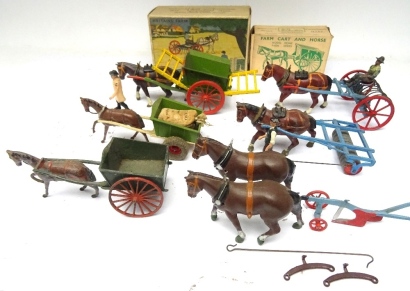 Britains Farm set 8F Horse Rake