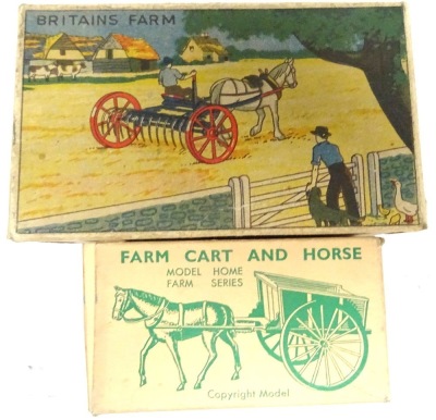 Britains Farm set 8F Horse Rake - 2