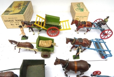 Britains Farm set 8F Horse Rake - 3