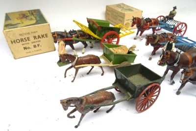 Britains Farm set 8F Horse Rake - 5