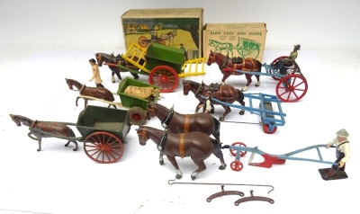 Britains Farm set 8F Horse Rake - 6