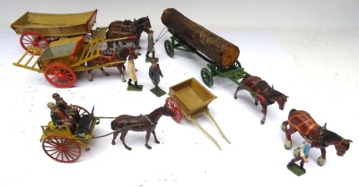 Britains Farm set 4F Tumbrel Cart - 2