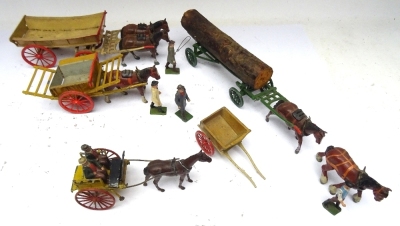Britains Farm set 4F Tumbrel Cart - 3