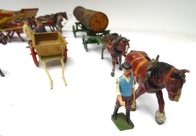 Britains Farm set 4F Tumbrel Cart - 7
