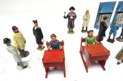 Crescent School with two desks - 9