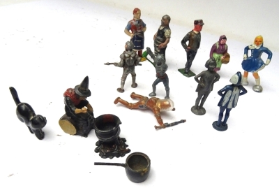 Hill Witch with fire and cauldron - 7