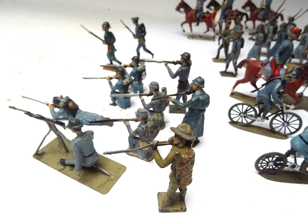 CBG MIGNOT III REPUBLIQUE : BEL ENSEMBLE DE 4 GENDARMES A