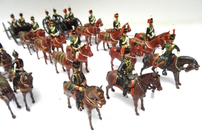 Royal Artillery by John Ruddle: two Royal Horse Artillery gun teams - 2