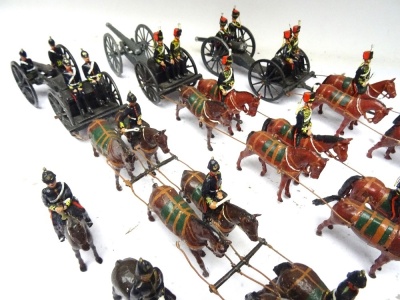Royal Artillery by John Ruddle: two Royal Horse Artillery gun teams - 4
