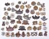 Quantity of British Infantry Regiments & Colonial Collar Badges - 2