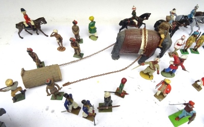 British India by John Ruddle: Elephants at work - 4