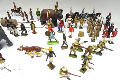 British India by John Ruddle: Elephants at work - 5