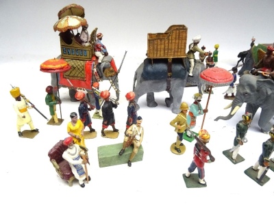 British India by John Ruddle: Elephants at work - 6