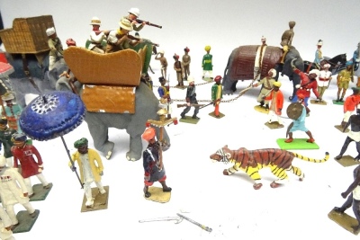 British India by John Ruddle: Elephants at work - 7
