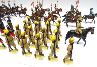 British Indian Army by John Ruddle: Sikhs with yellow turbans - 4