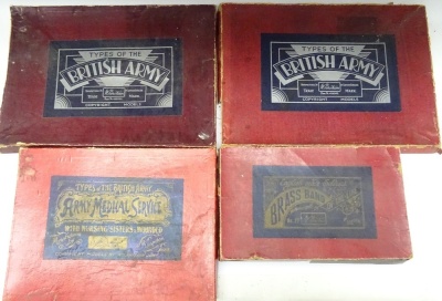 Empty Britains hollowcast Infantry set Boxes - 11