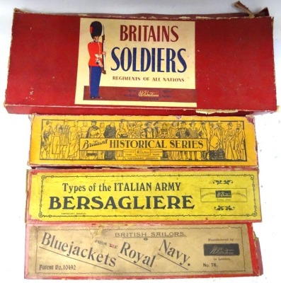 Empty Britains Cavalry and Display set Boxes - 9