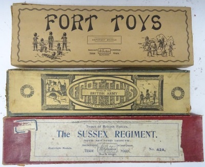 Empty Britains Cavalry and Display set Boxes - 12
