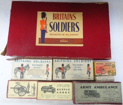 Empty Britains postwar Boxes - 10