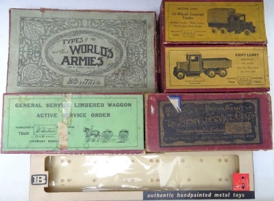 Empty Britains postwar Boxes - 12