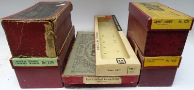 Empty Britains postwar Boxes - 13
