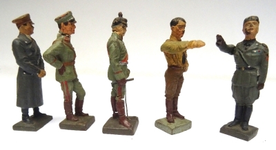 70mm size Composition Personality figures by Lineol and Elastolin - 4