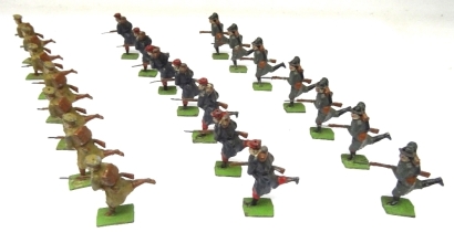 Simon et Rivolet charging Infantry