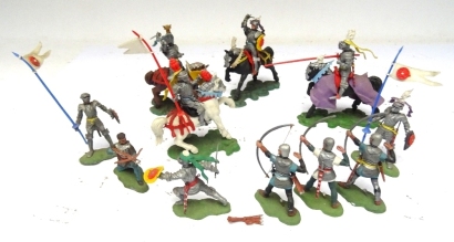 Britains Swoppet plastic Knights