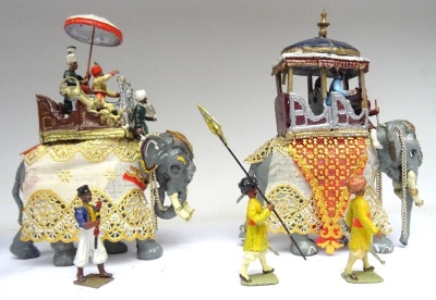 Four Durbar State Elephants, converted by John Ruddle - 3
