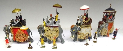 Four Durbar State Elephants, converted by John Ruddle - 4
