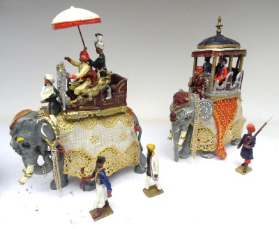 Four Durbar State Elephants, converted by John Ruddle - 5