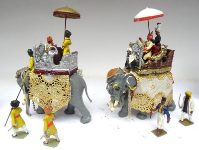Four Durbar State Elephants, converted by John Ruddle - 7