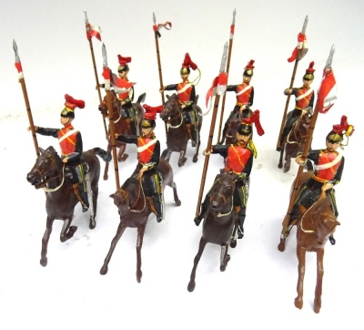 British Forces by John Ruddle: mounted band of the 11th and 13th Hussars - 4