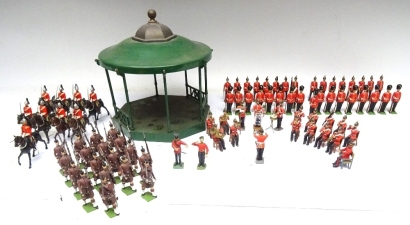 British Forces by John Ruddle: Bandstand with seventeen piece Band