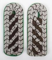 Pair of Third Reich Meister der Shutzpolizei Tunic Shoulder Boards