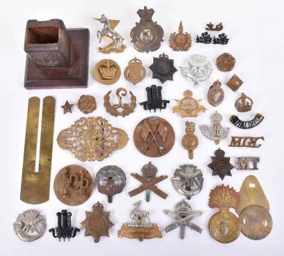 Large Quantity of Military Badges and Insignia