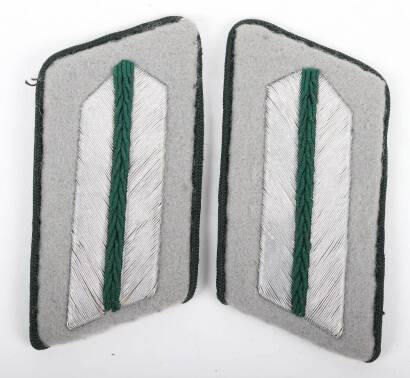 Pair of German Army Administration Officials Tunic Collar Tabs