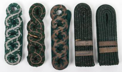 2x Pairs of Prussian Police Tunic Shoulder Boards