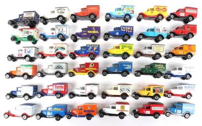 Quantity of Matchbox Superfast Model A Ford promotional vans